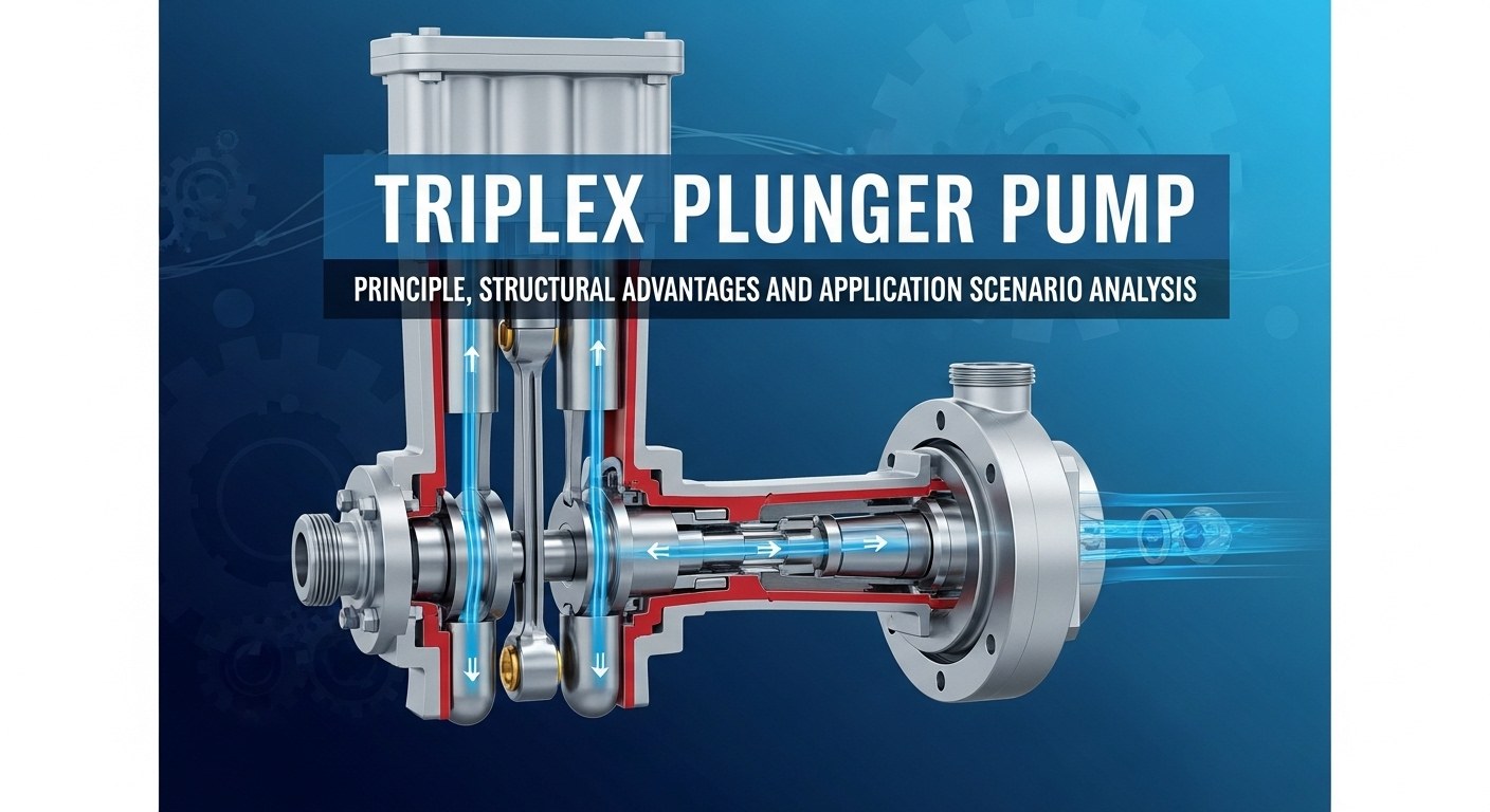 Triplex Plunger Pump: Prinsipp, strukturelle fordeler og applikasjonsscenarioanalyse