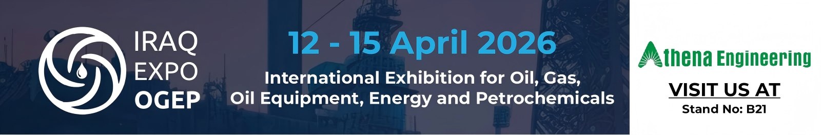 Bli med Athena Engineering & Teffiko på IRAQ EXPO OGEP 2026