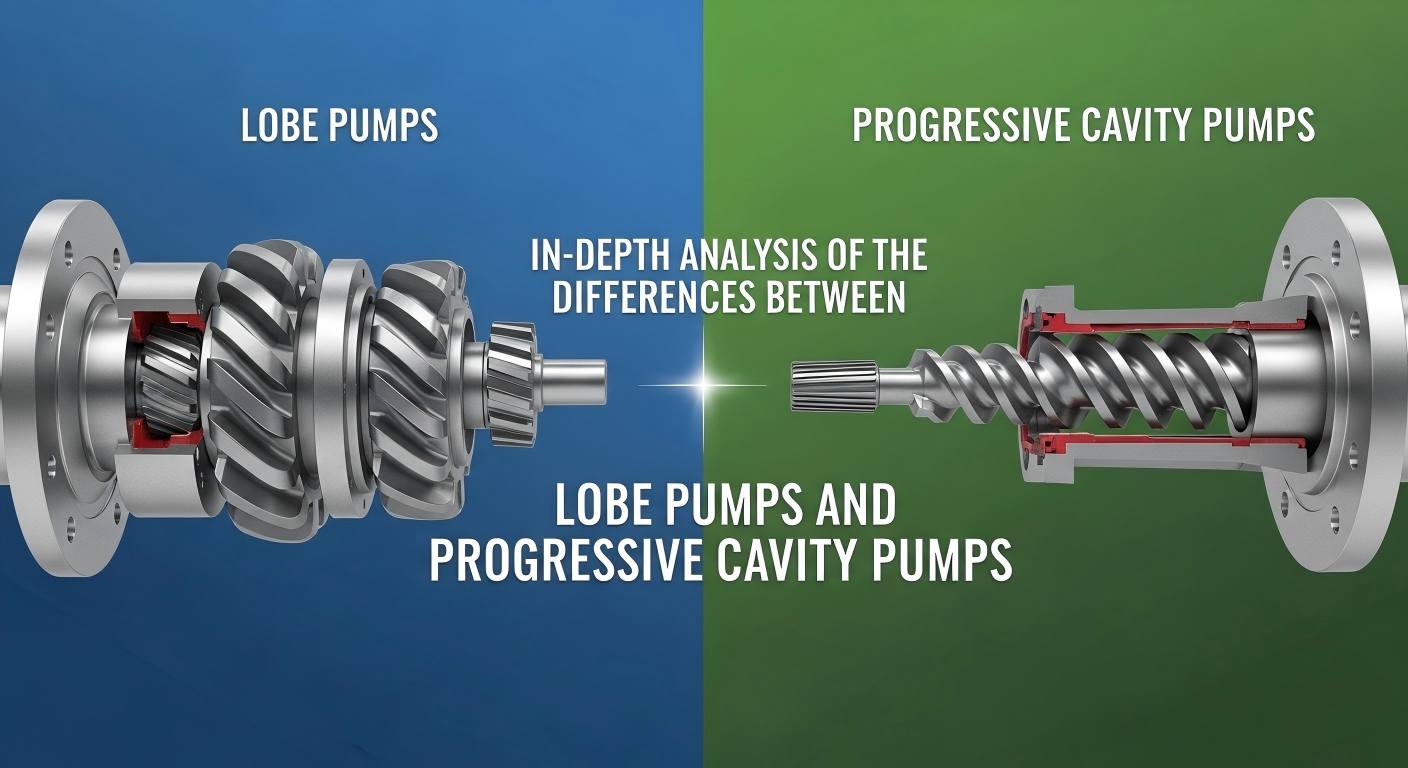 En omfattende sammenligning: Rotorpumper vs. skruepumper