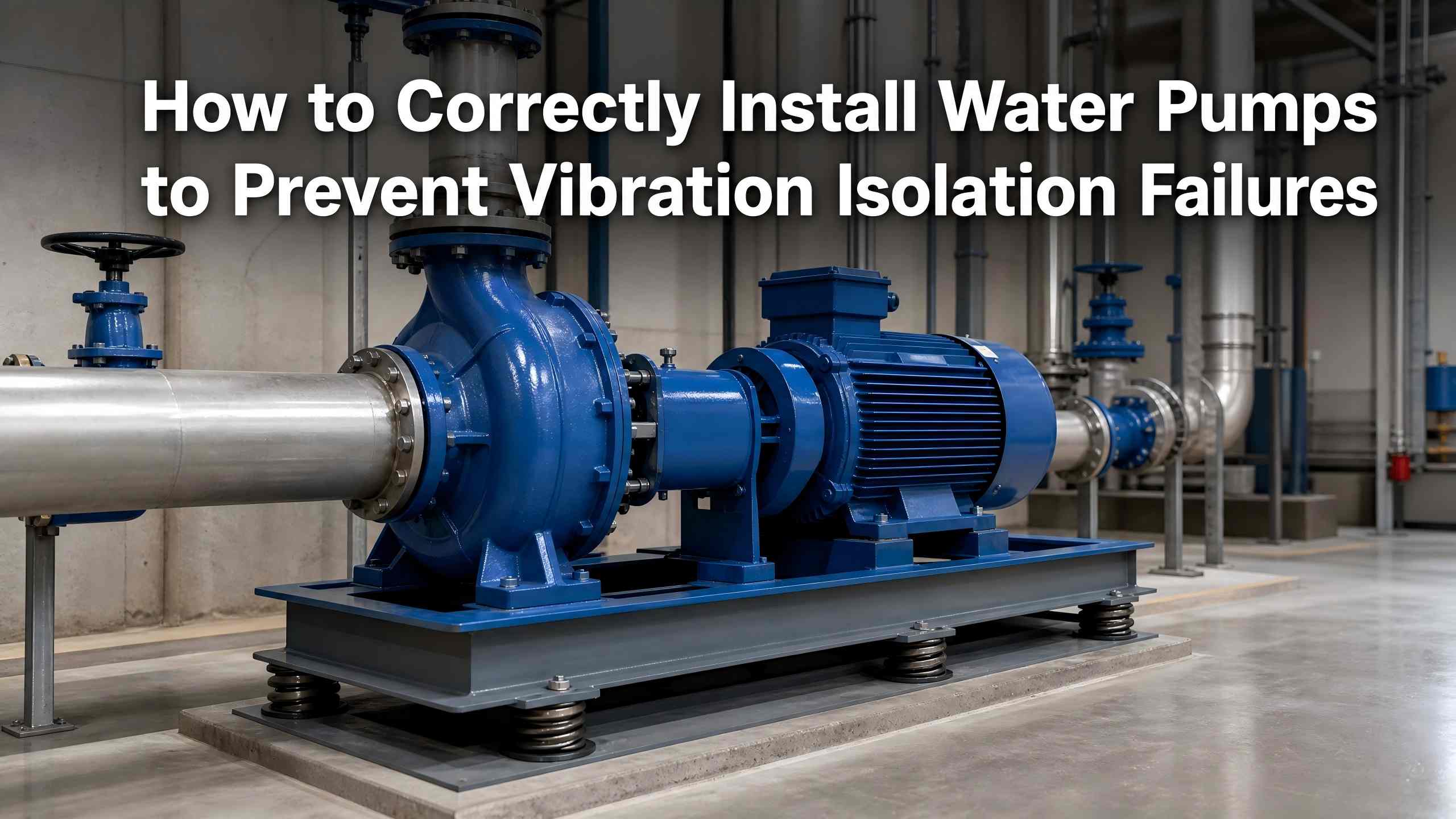 Water Pump Vibration Isolation
